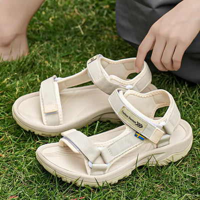 Sandales de randonnée femme à scractch