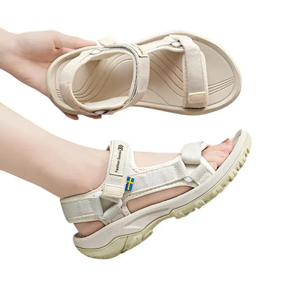 Sandales de randonnée femme à scractch
