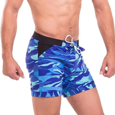 Short de bain militaire homme
