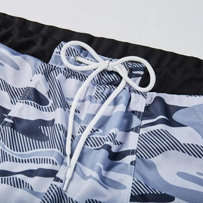 Short de bain militaire homme