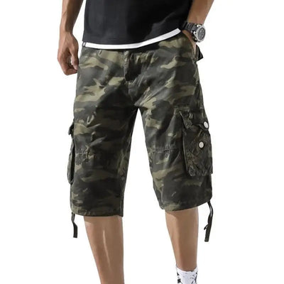 Short camouflage militaire