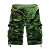 Short cargo camouflage homme