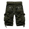 Short cargo camouflage homme