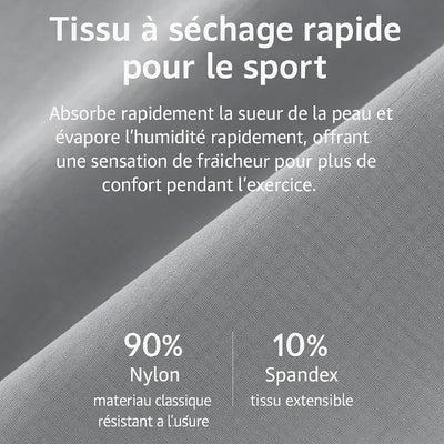 Short de randonnée homme avec ceinture