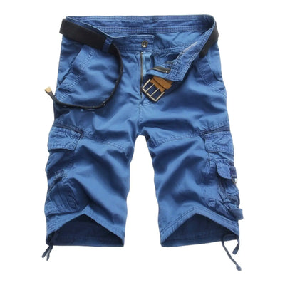 SHORT MILITAIRE - CAMOUFLAGE BLEU FONCÉ