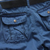 SHORT MILITAIRE - CAMOUFLAGE BLEU FONCÉ