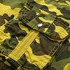 SHORT MILITAIRE - CAMOUFLAGE JAUNE