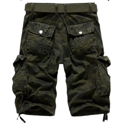 SHORT MILITAIRE - CAMOUFLAGE ROUGE