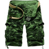 SHORT MILITAIRE - CAMOUFLAGE ROUGE