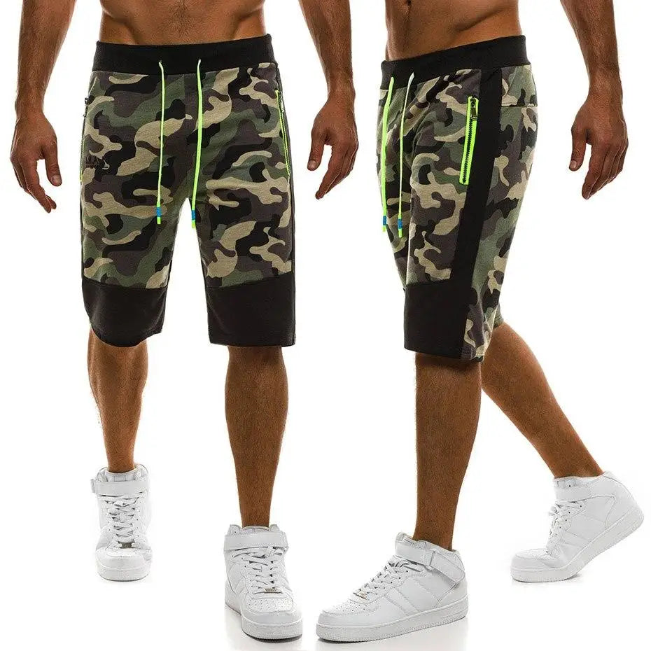 SHORT MILITAIRE EN MOLLETON