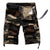 Short militaire homme vintage