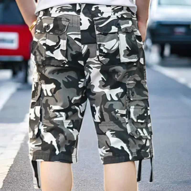 SHORT MILITAIRE LONG - CAMOUFLAGE HIVER
