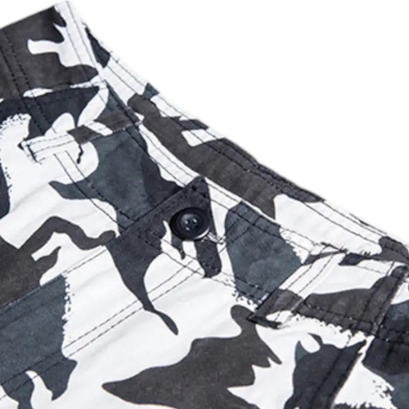 SHORT MILITAIRE LONG - CAMOUFLAGE HIVER