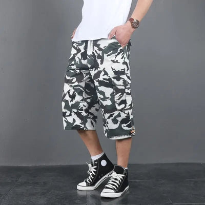 SHORT MILITAIRE LONG - CAMOUFLAGE HIVER
