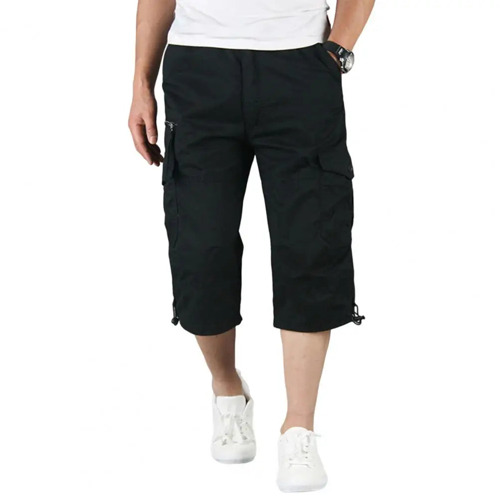 SHORT MILITAIRE LONG EN COTON