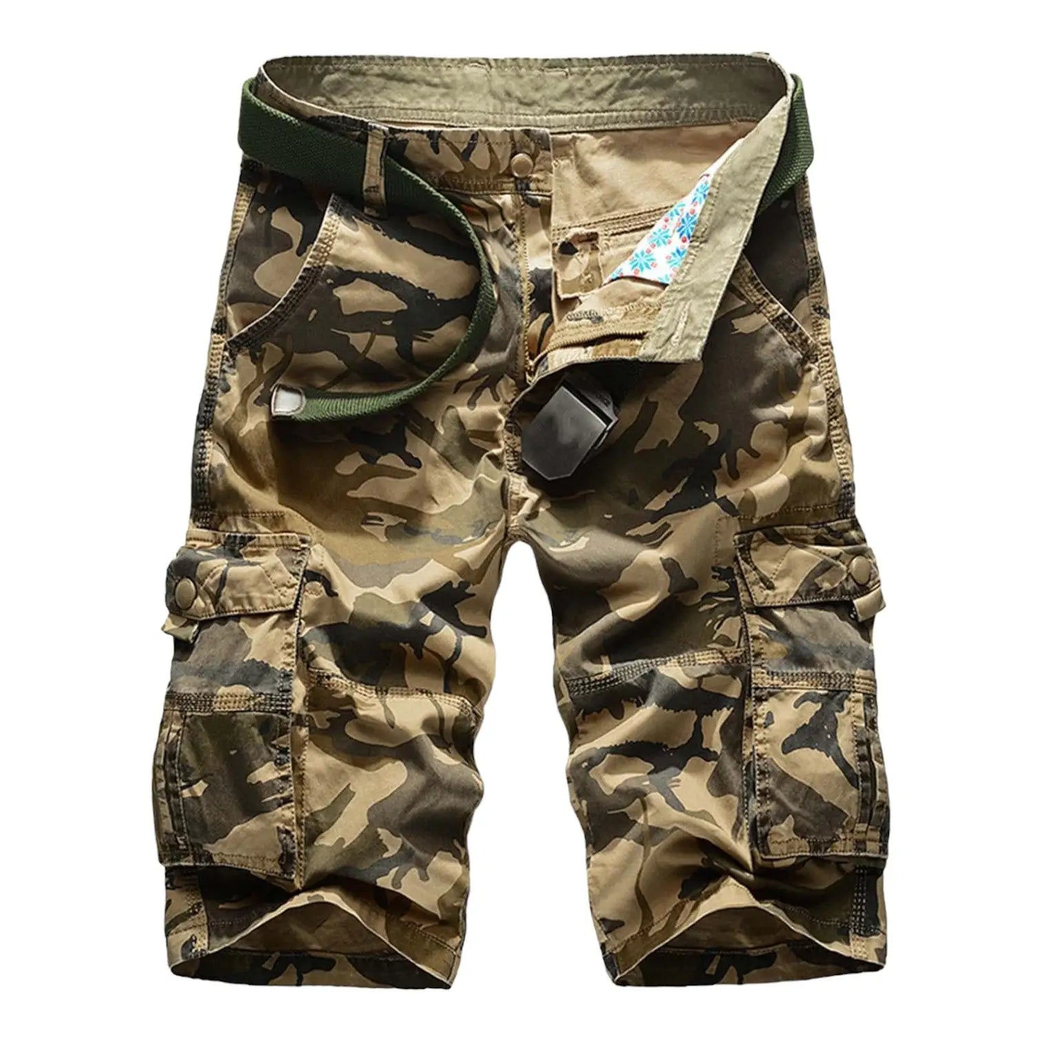 SHORT MILITAIRE - LONGUEUR GENOUX