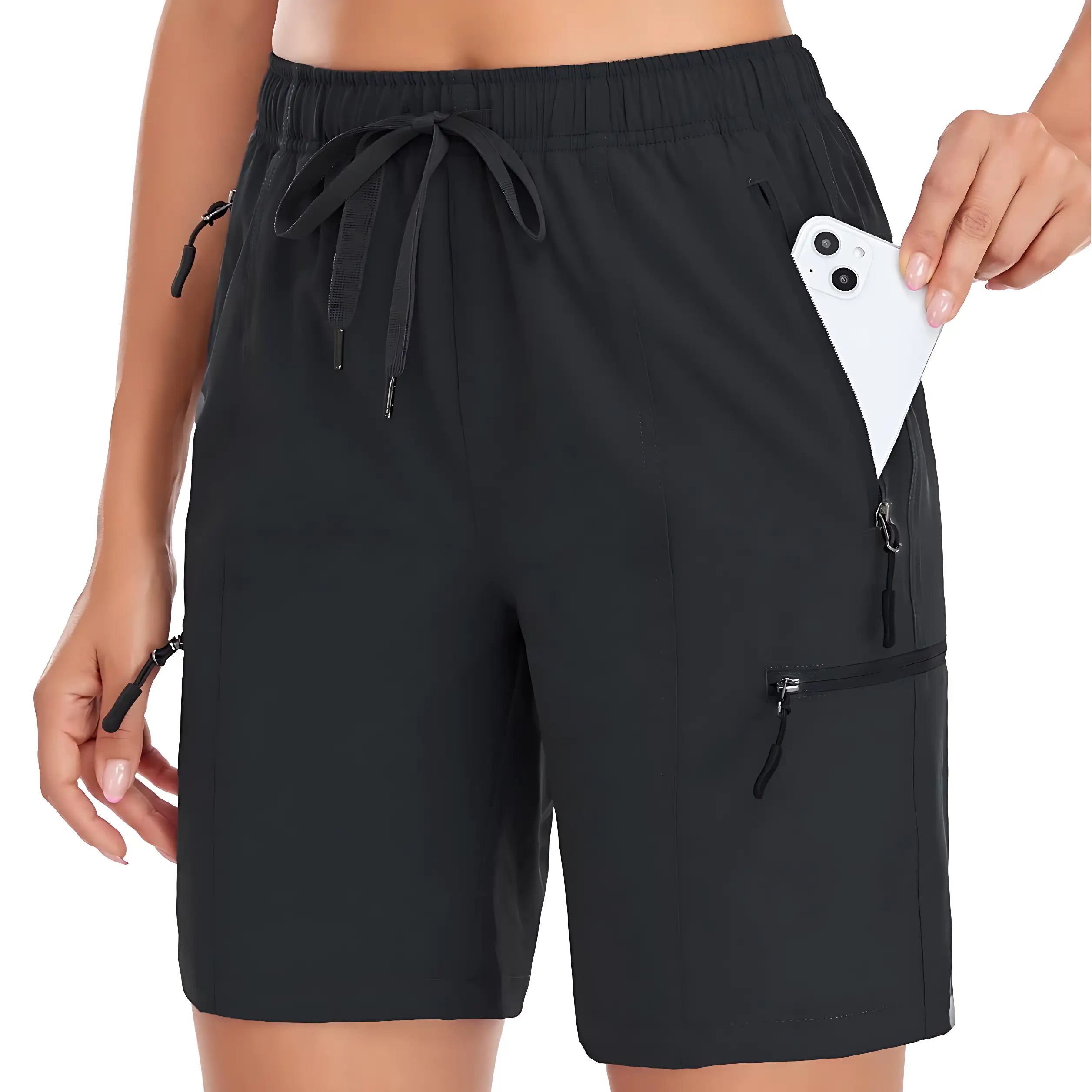 Short randonnée femme kaki