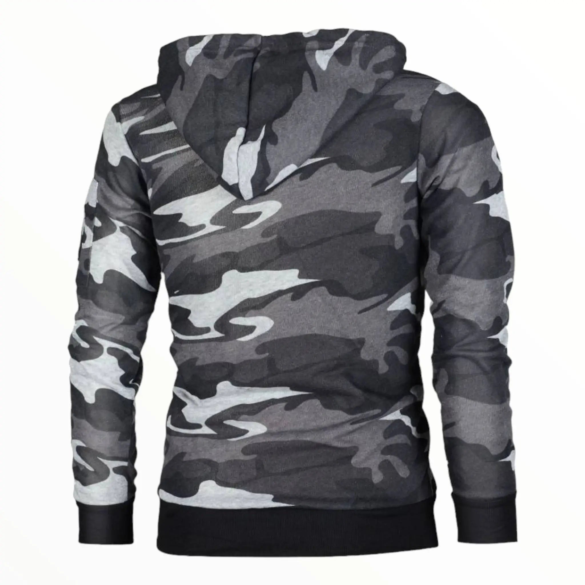 Sweat à capuche camouflage homme