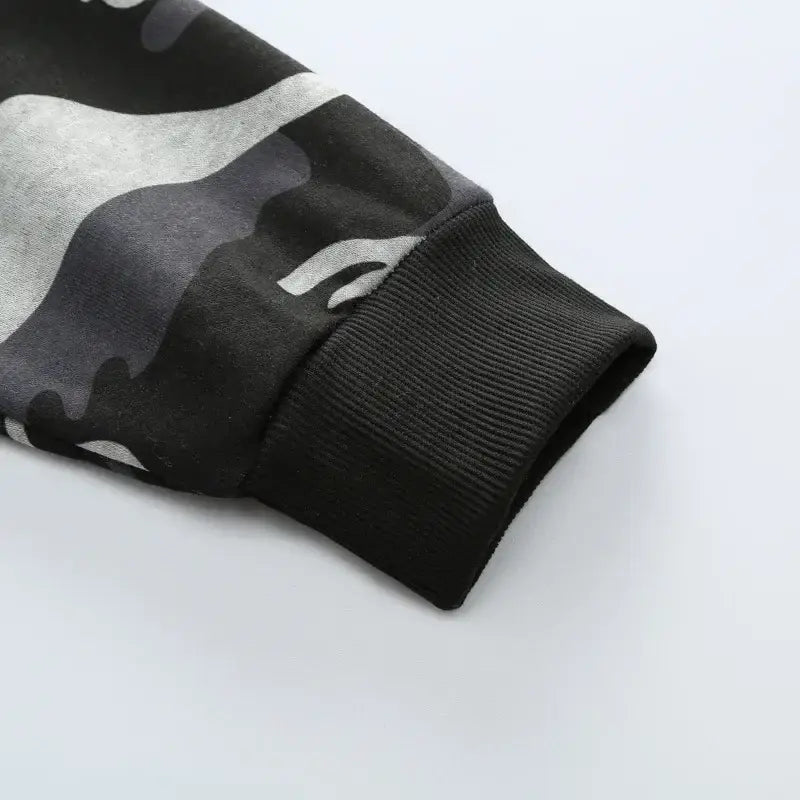 Sweat à capuche camouflage homme