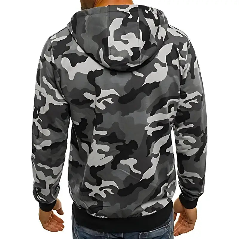 Sweat a capuche militaire homme