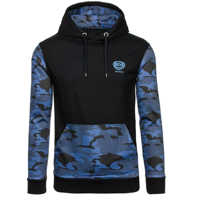 SWEAT MILITAIRE AVEC FINITIONS CAMOUFLAGE