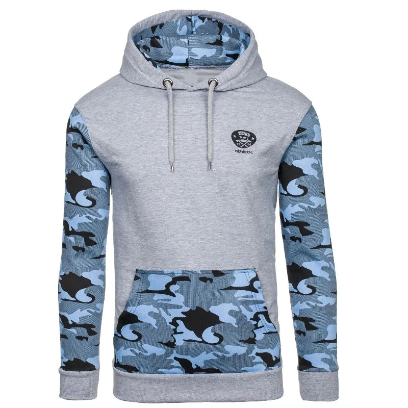 SWEAT MILITAIRE AVEC FINITIONS CAMOUFLAGE