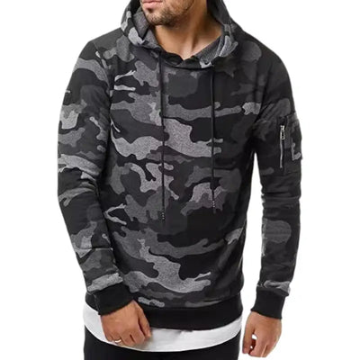 SWEAT MILITAIRE AVEC POCHE ZIP