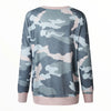 Sweat militaire camouflage femme