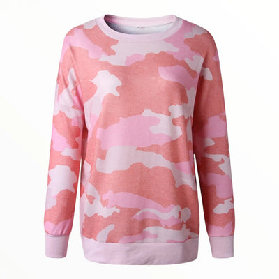 Sweat militaire camouflage femme