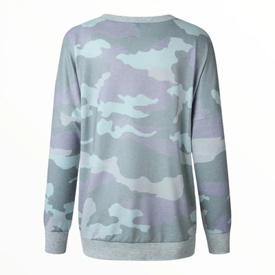 Sweat militaire camouflage femme