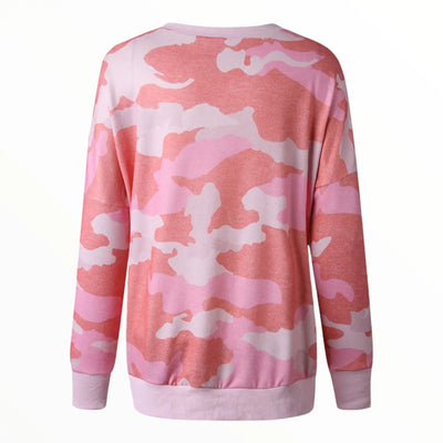 Sweat militaire camouflage femme