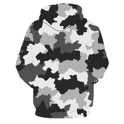 SWEAT MILITAIRE CAMOUFLAGE HIVER