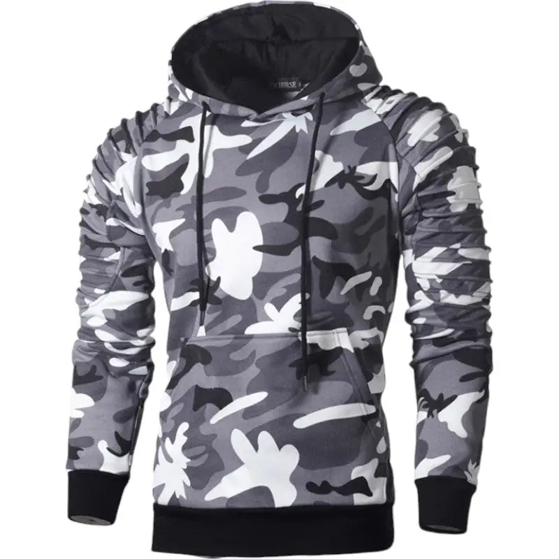 SWEAT MILITAIRE AVEC ÉPAULE RENFORCÉE