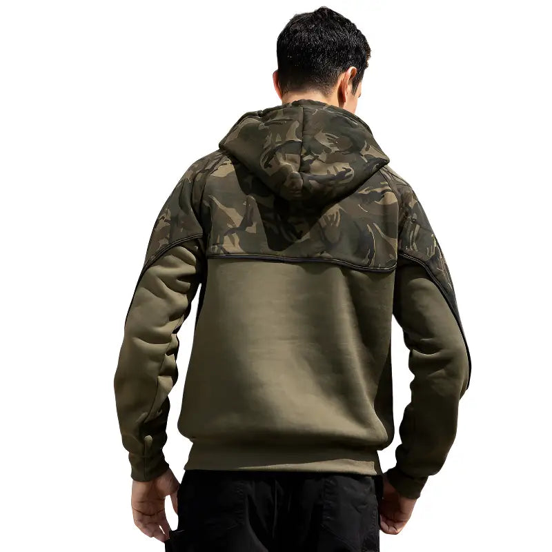 Sweat militaire homme vert