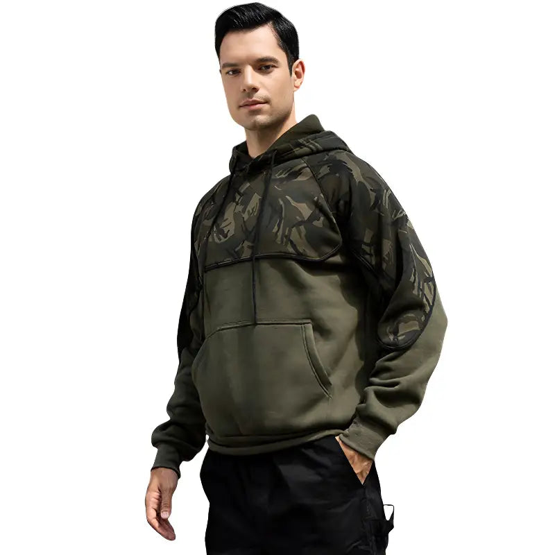 Sweat militaire homme vert