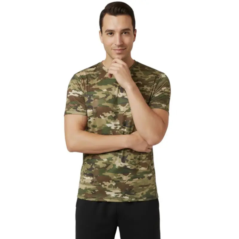 T-shirt camouflage homme