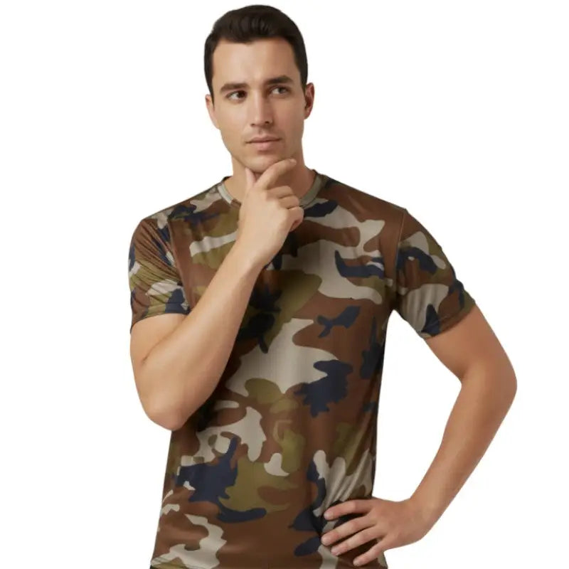 T-shirt camouflage homme