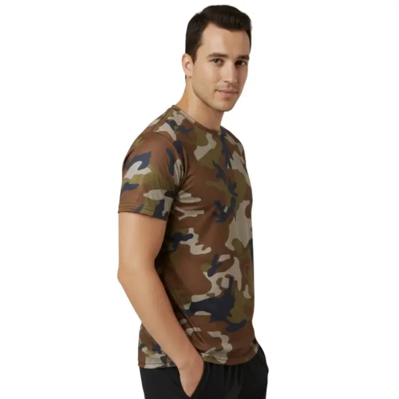 T-shirt camouflage homme