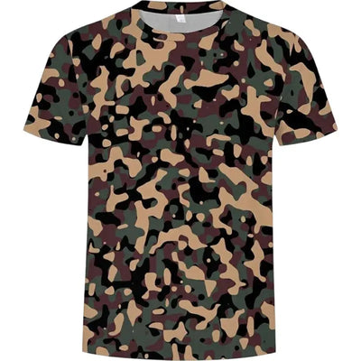 T shirt camouflage militaire