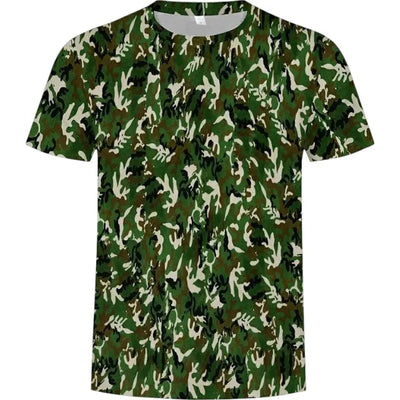 T shirt camouflage militaire