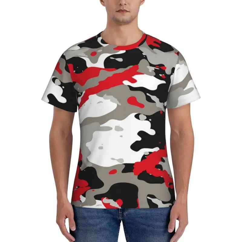 T shirt camouflage militaire