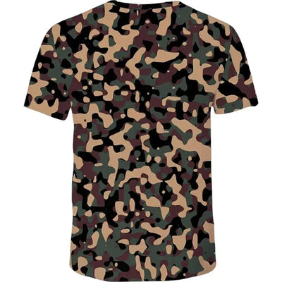 T shirt camouflage militaire