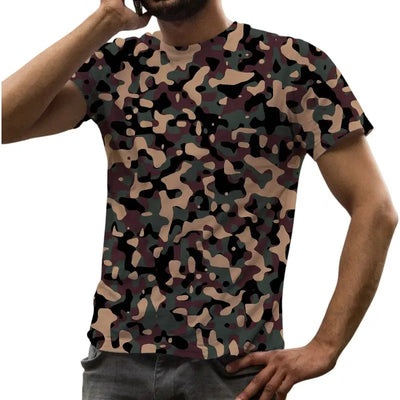 T shirt camouflage militaire