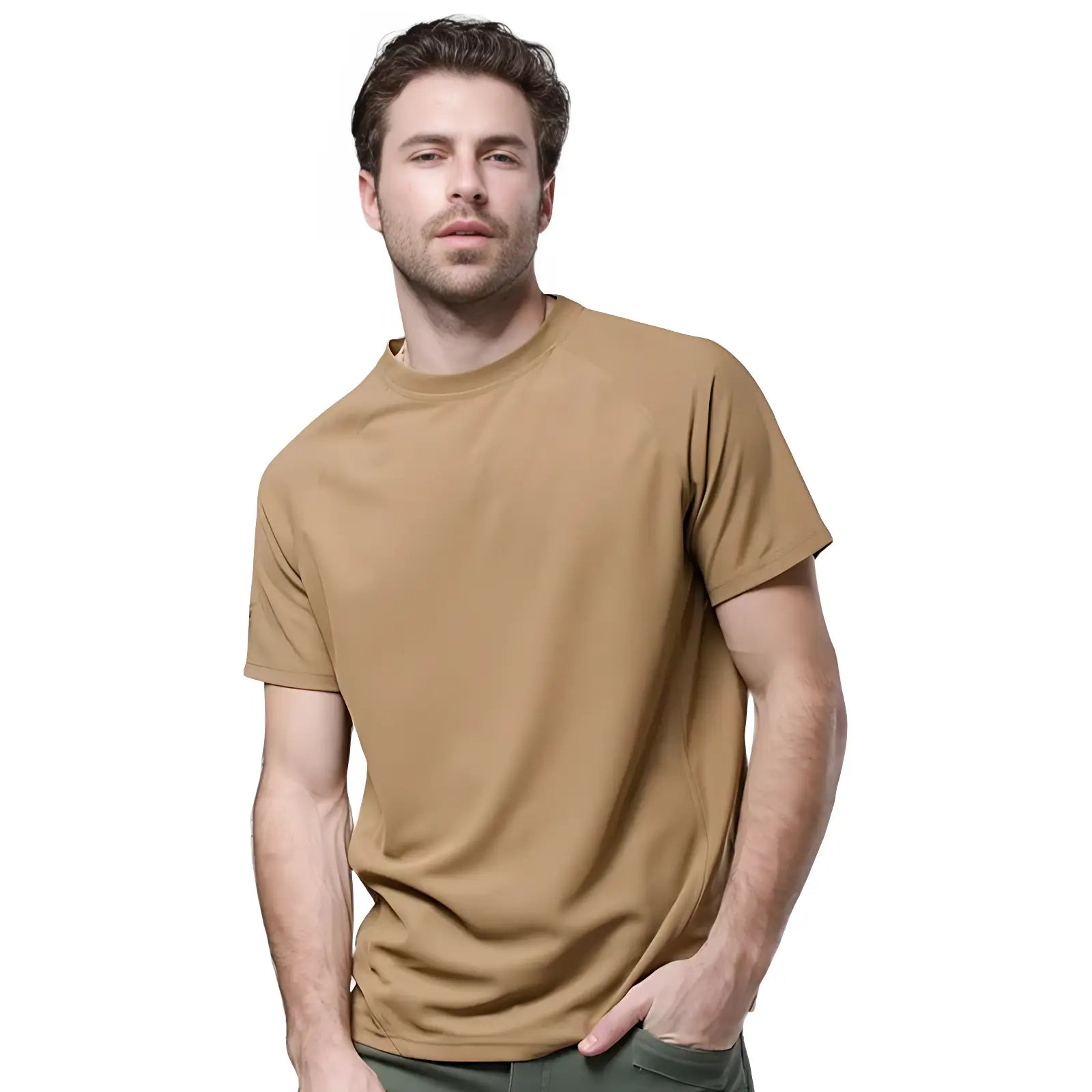 T shirt kaki militaire