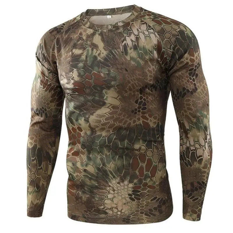 T shirt manche longue militaire