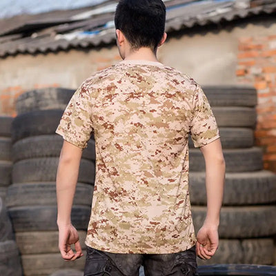 T-SHIRT MILITAIRE EN POLYESTER