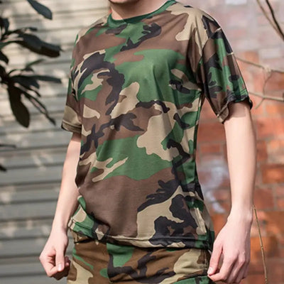 T-SHIRT MILITAIRE EN POLYESTER