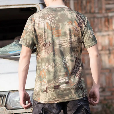 T-SHIRT MILITAIRE EN POLYESTER