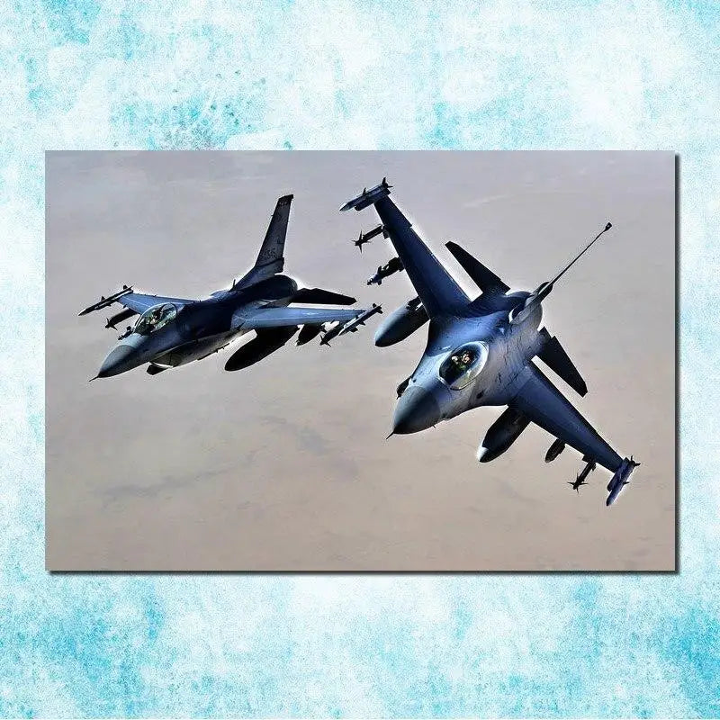 TABLEAU MILITAIRE AVION DE CHASSE