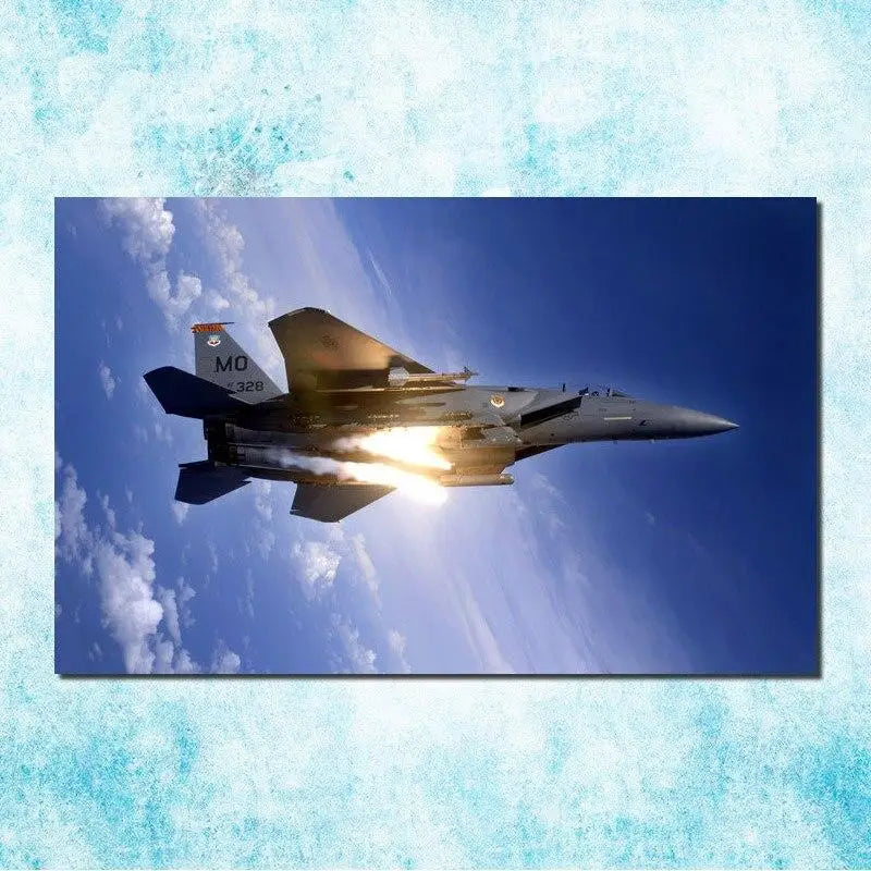 TABLEAU MILITAIRE AVION DE CHASSE